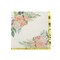 White Gold 20 Pink Floral Design 13" x 13" Dinner Paper Napkins Party Events